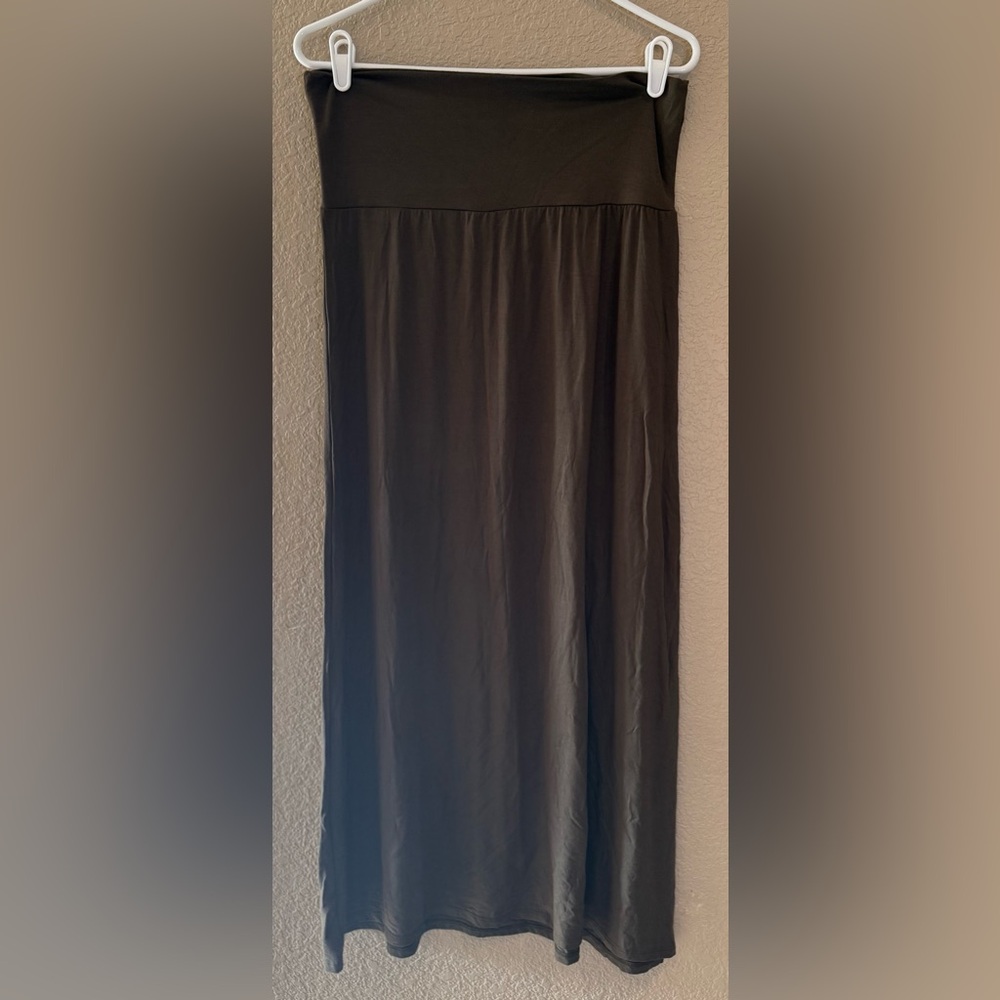 Popana Black Maxi Skirt